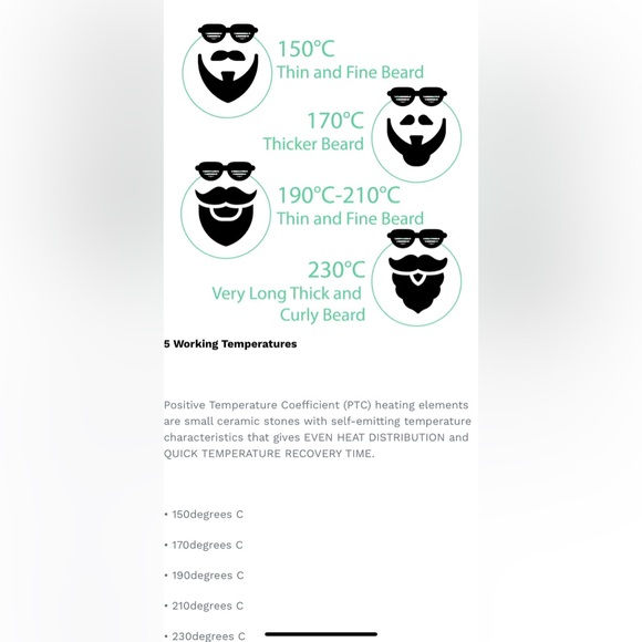 RAPID BEARD IONIC BEARD STRAIGHTENING BRUSH - Picture 15 of 16